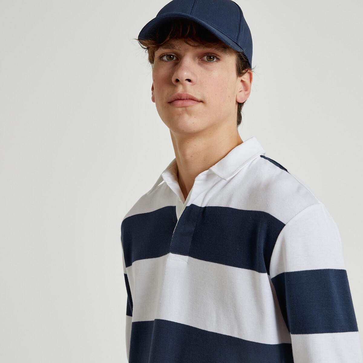 Gestreiftes Poloshirt Jungen Blau M von La Redoute Collections