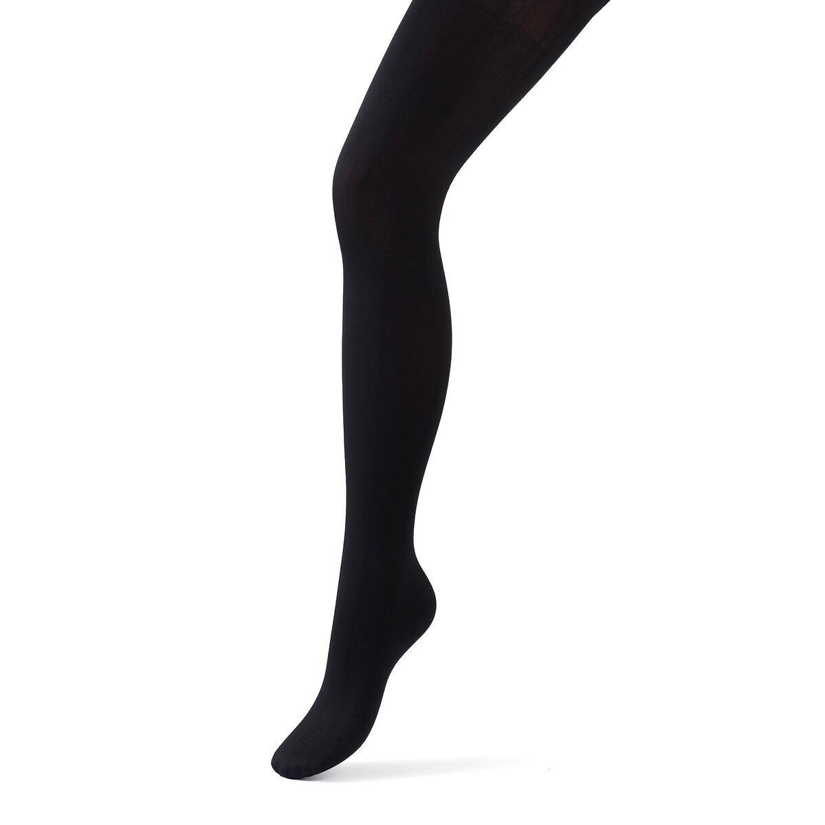 Halb Blickdichte Strumpfhose Damen Schwarz 42 von La Redoute Collections