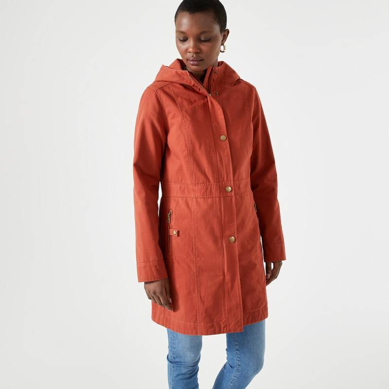 Halblanger Kapuzenparka Für Die Übergangszeit Damen Braun 44 von La Redoute Collections