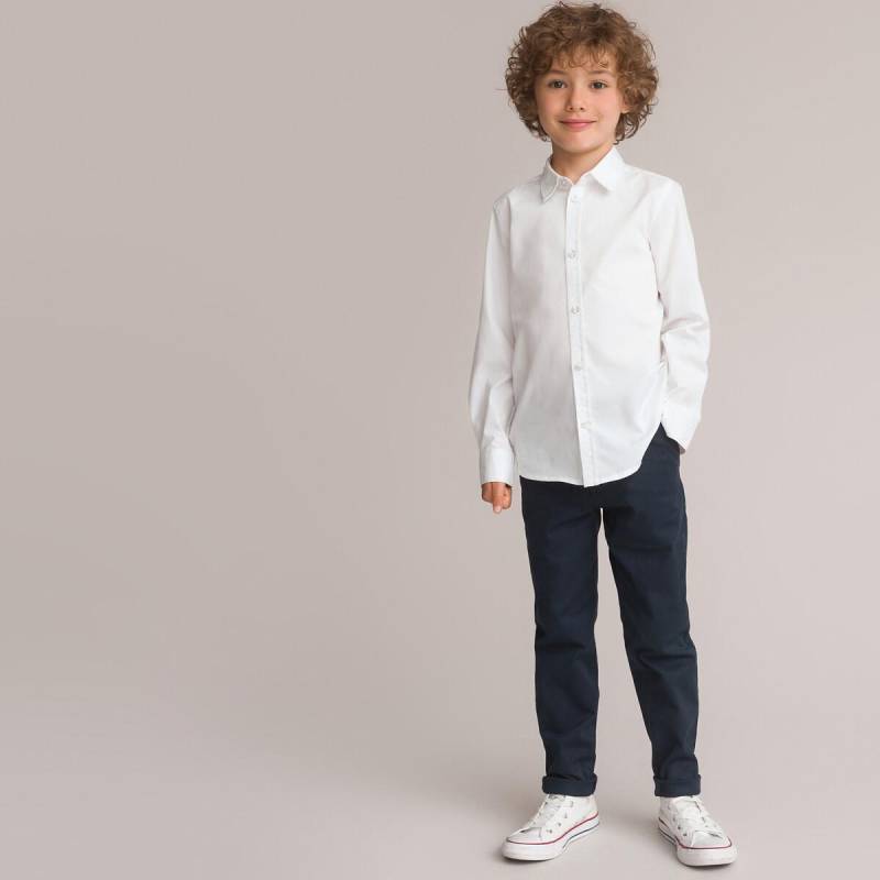 Langärmelige Bluse Jungen Weiss 114 von La Redoute Collections