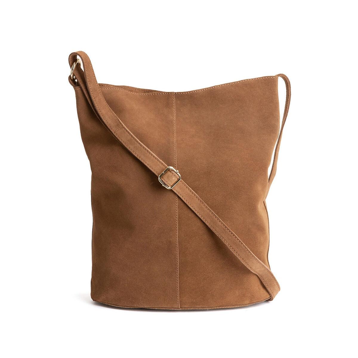 Hobo-bag Damen Schwarz ONE SIZE von La Redoute Collections