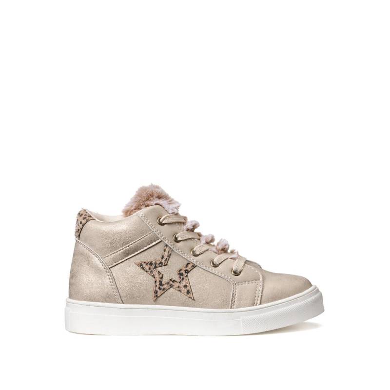 Hohe Sneakers Mit Reissverschluss Und Schnürung Unisex Gold 32 von La Redoute Collections