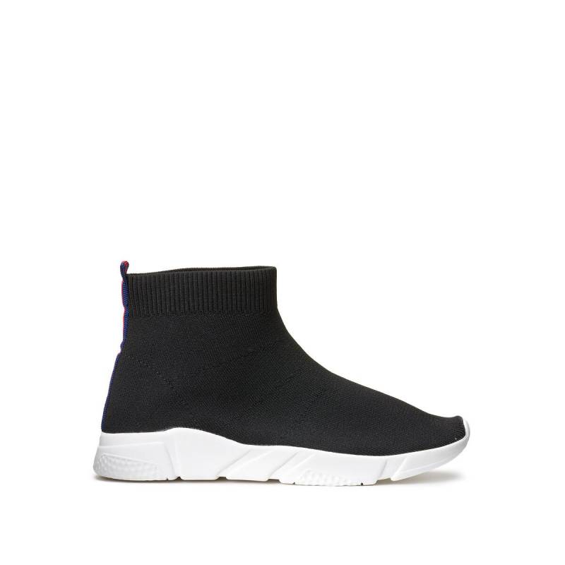 Hohe Stoffsneakers Unisex Schwarz 36 von La Redoute Collections