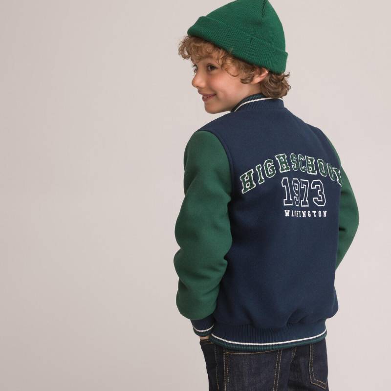 Jacke Im College-style Jungen Blau 102 von La Redoute Collections