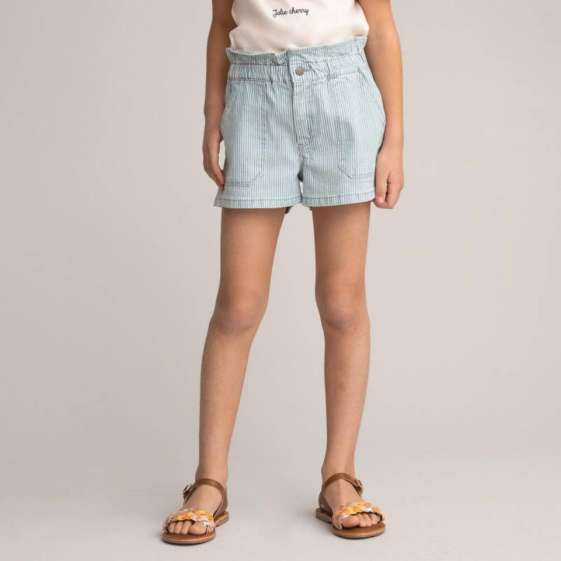 Jeans-shorts Mit Streifen Mädchen Weiss Bedruckt 126 von La Redoute Collections