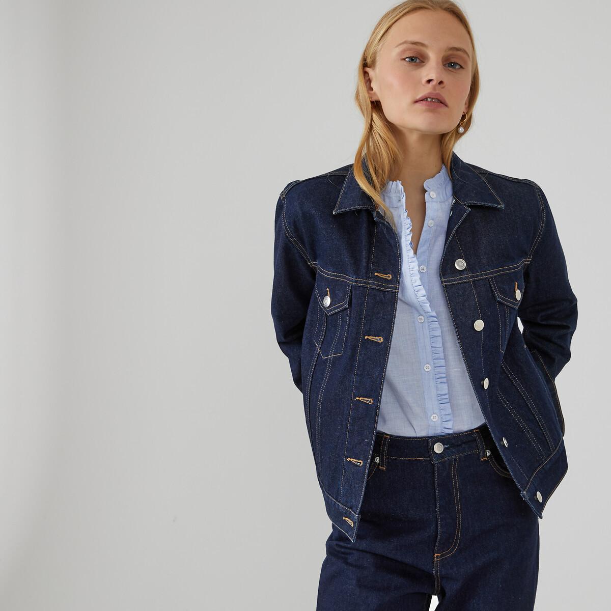 Signature Jeansjacke Damen Blau 34 von La Redoute Collections