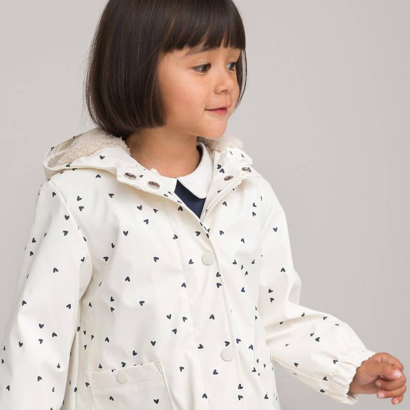 Jacke Mit Kapuze & Herzmuster Unisex Beige 6 mesi von La Redoute Collections