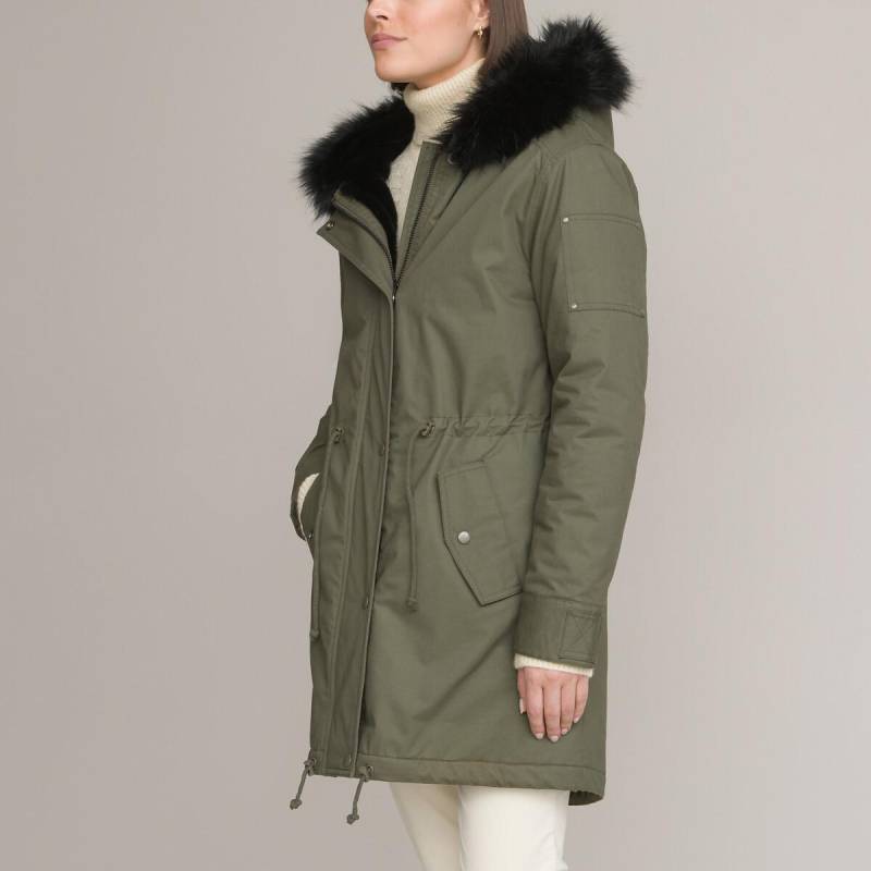 Kapuzenparka Für Den Winter Damen Grün 34 von La Redoute Collections