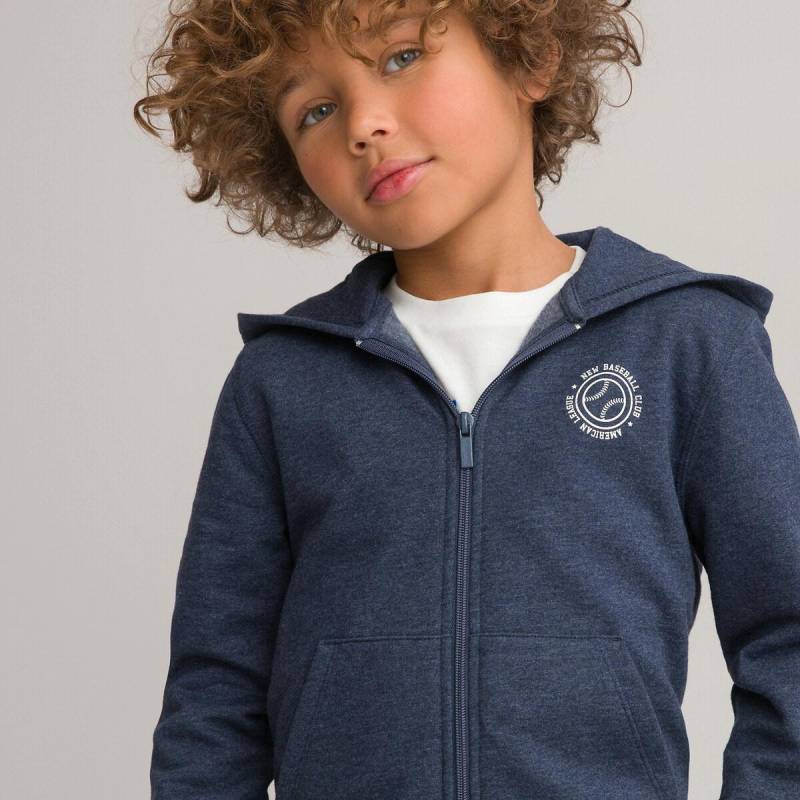 Kapuzensweatjacke Mit Reissverschluss Jungen Blau 118 von La Redoute Collections