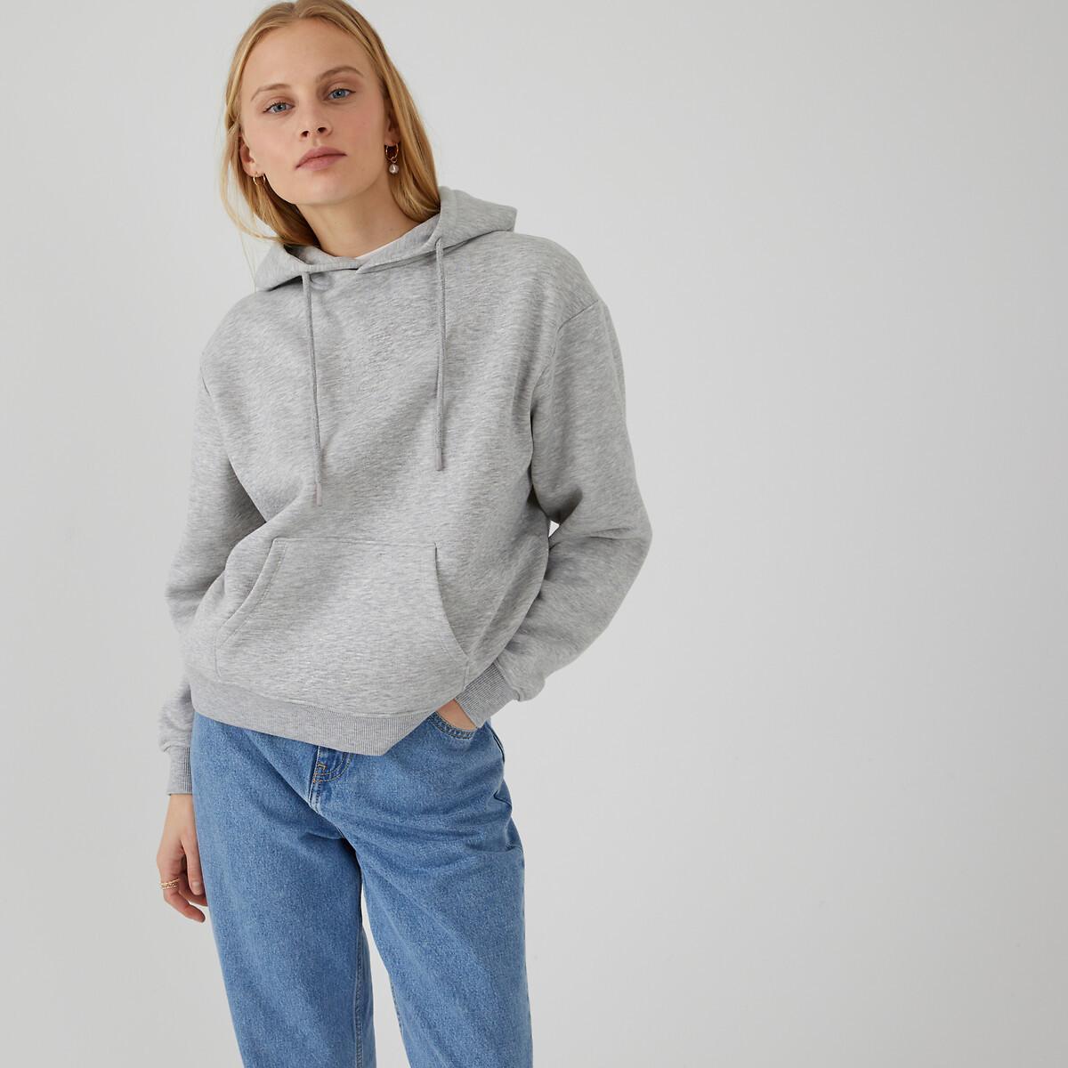 Kapuzensweatshirt Damen Grau XL von La Redoute Collections