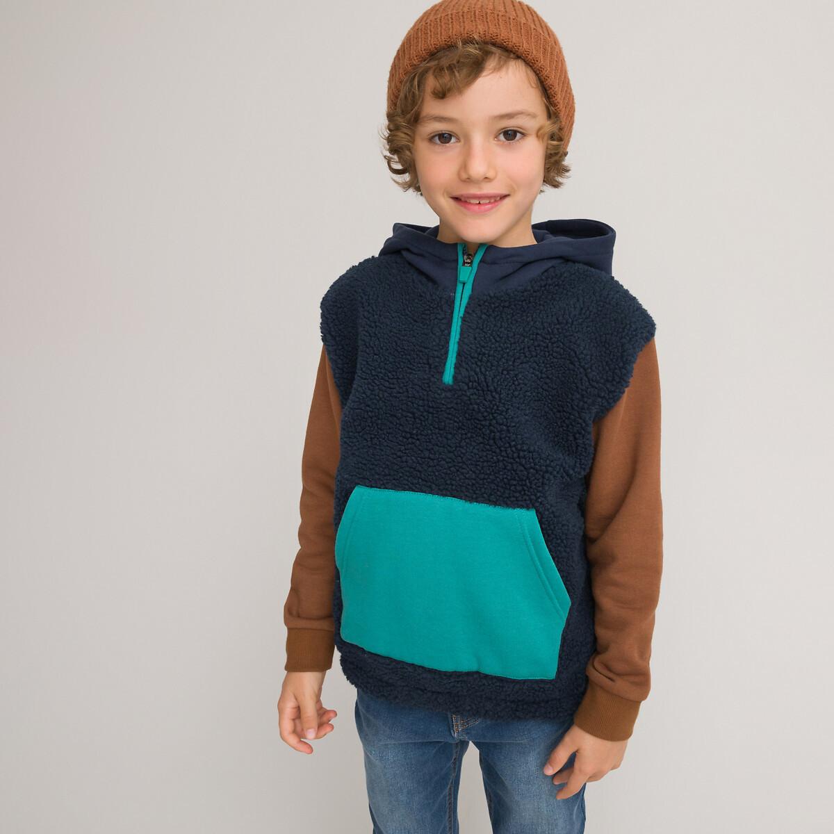 Sweatshirt Mit Kapuze Jungen Blau 102 von La Redoute Collections