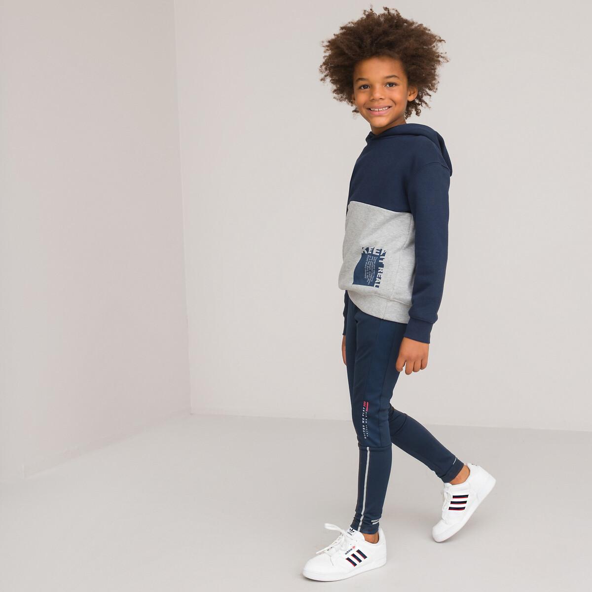 Kapuzensweatshirt Jungen Blau 102 von La Redoute Collections