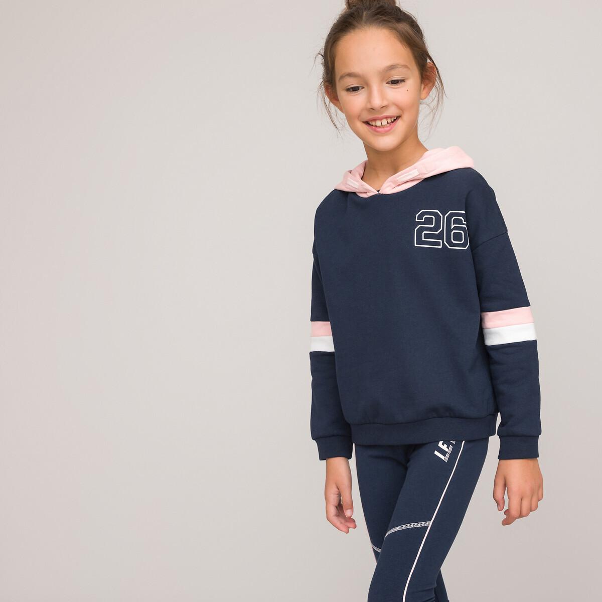 Kapuzensweatshirt Mädchen Blau 5-6A von La Redoute Collections