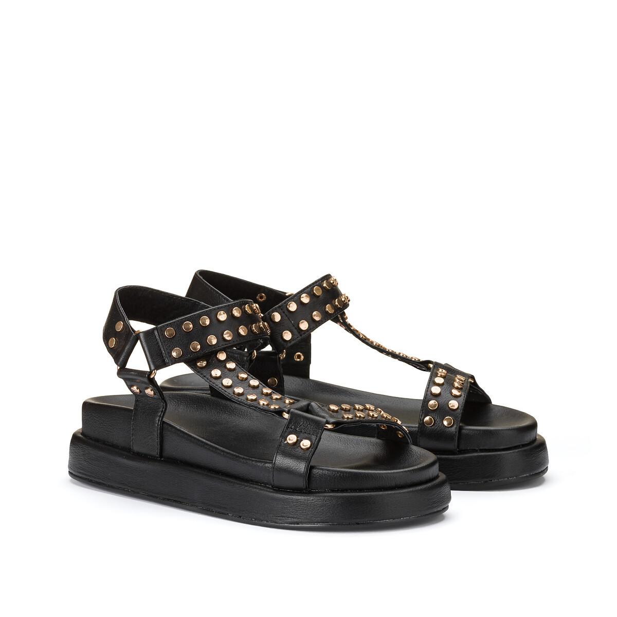 Keilsandalen Damen Schwarz 38 von La Redoute Collections