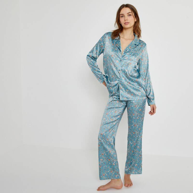 Klassischer Pyjama Mit Blumenprint Damen Multicolor 34 von La Redoute Collections