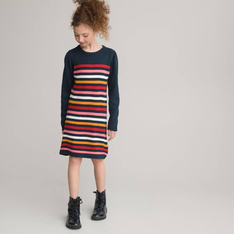 Kleid Mit Bunten Streifen Mädchen Multicolor 12A von La Redoute Collections