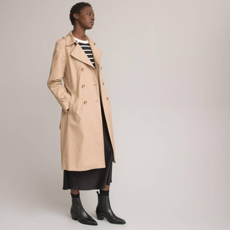 Trenchcoat Signature Damen Beige 38 von La Redoute Collections