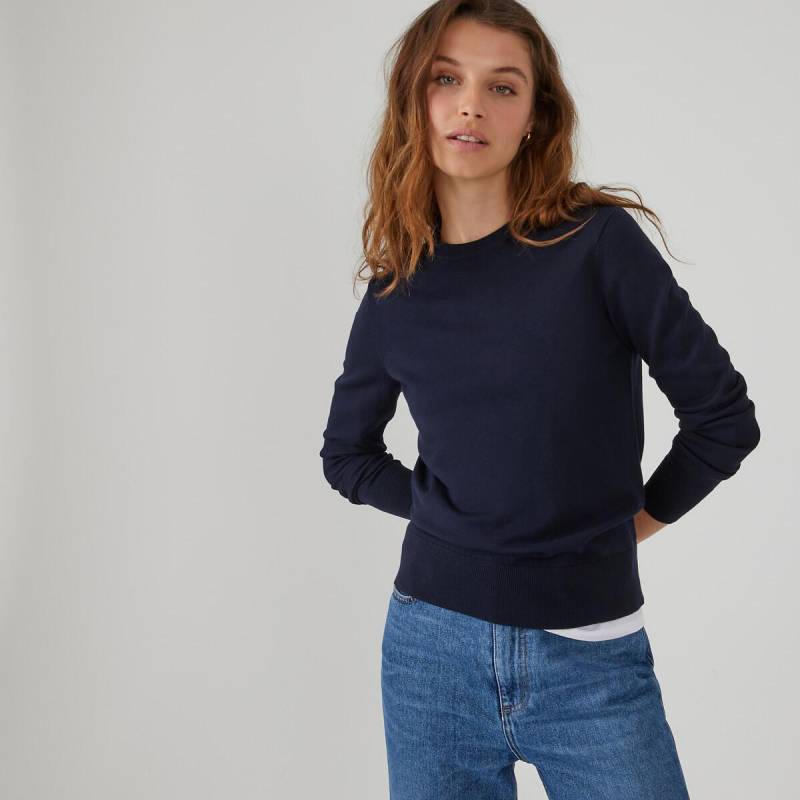 Langärmeliger Pullover Damen Blau L von La Redoute Collections