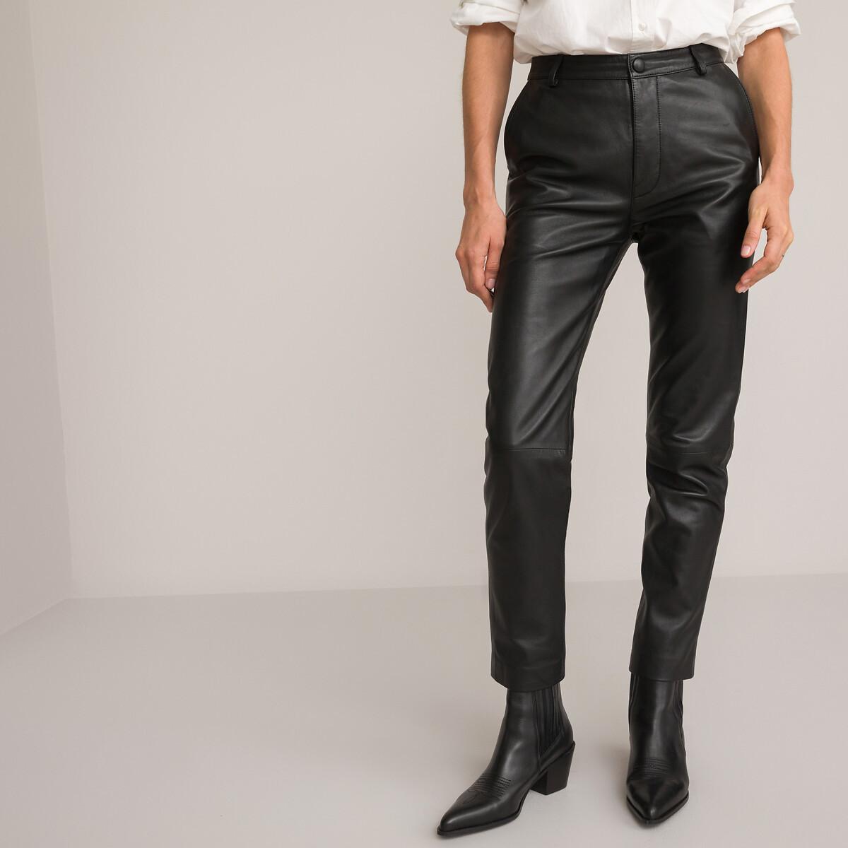 Lederhose Damen Schwarz 32 von La Redoute Collections