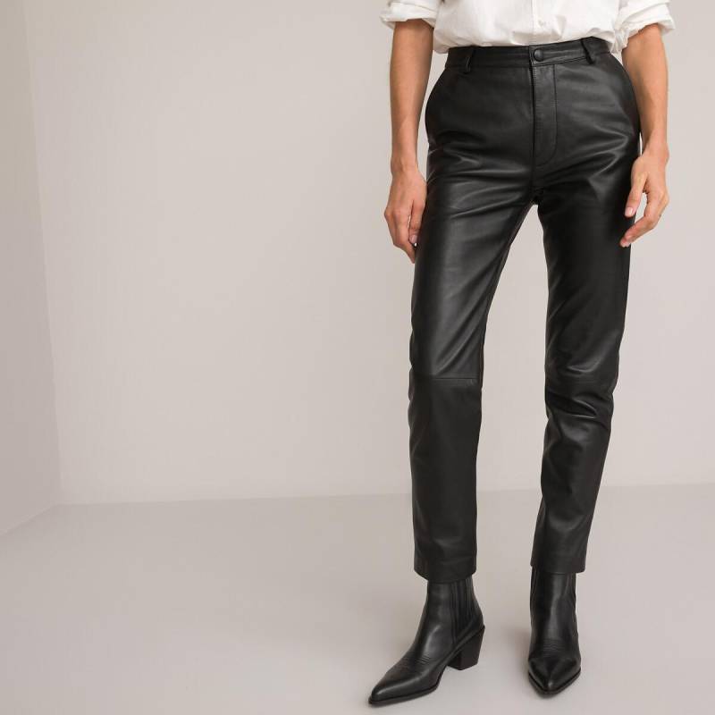 Lederhose Damen Schwarz 36 von La Redoute Collections