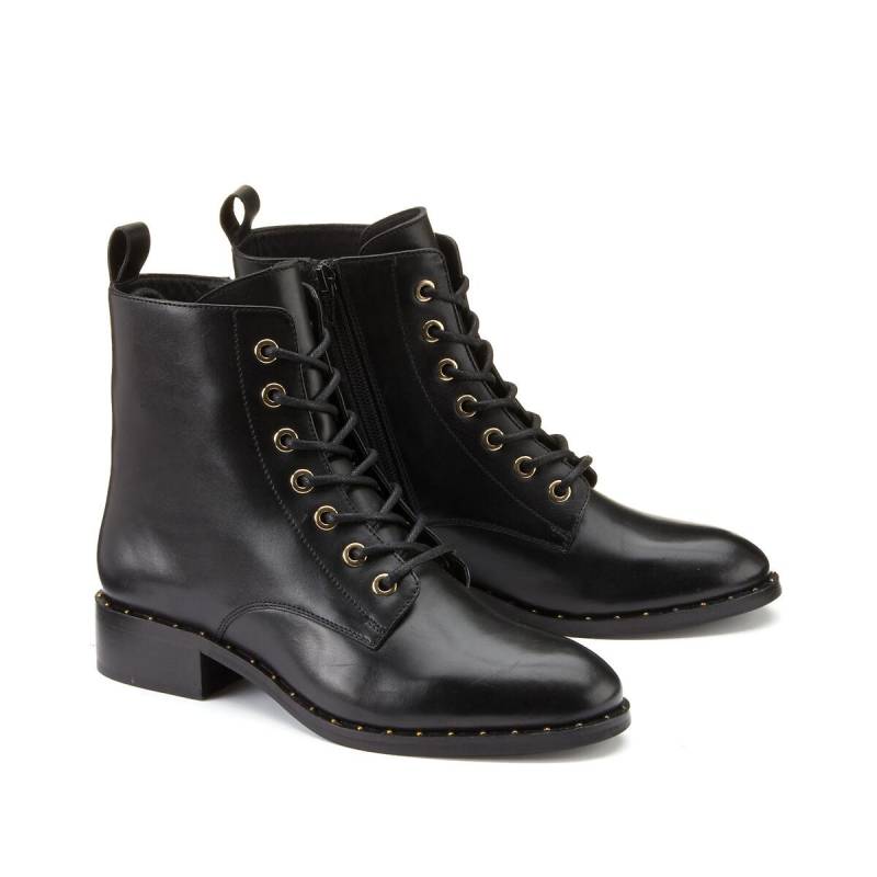 Schnürboots Damen Schwarz 42 von La Redoute Collections