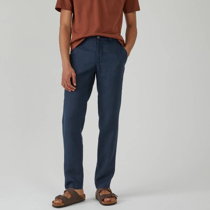 Leinenhose Herren Blau 50 von La Redoute Collections