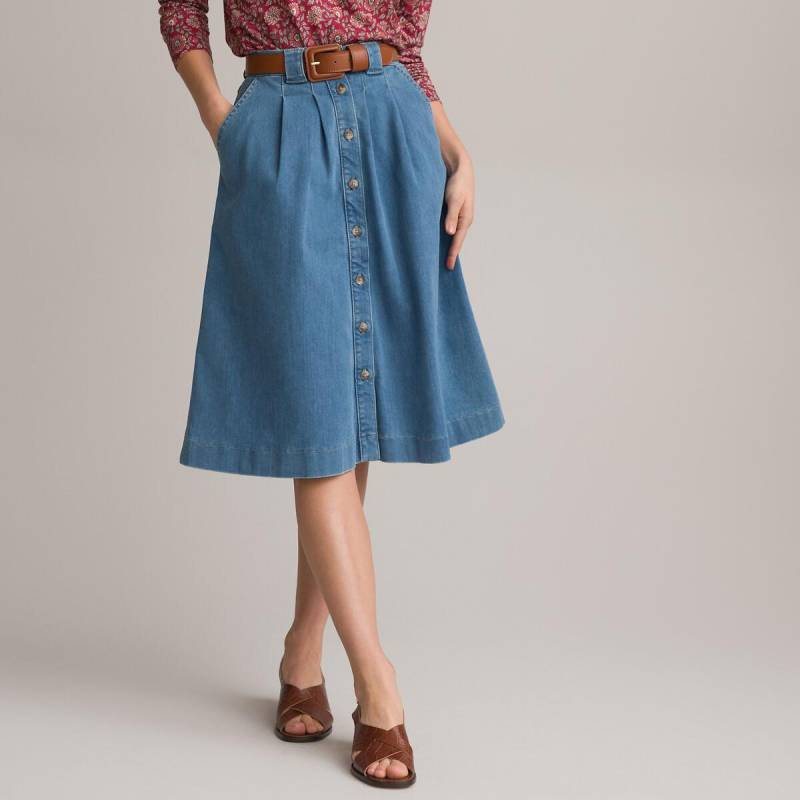 Midi-rock Damen Blau 50 von La Redoute Collections