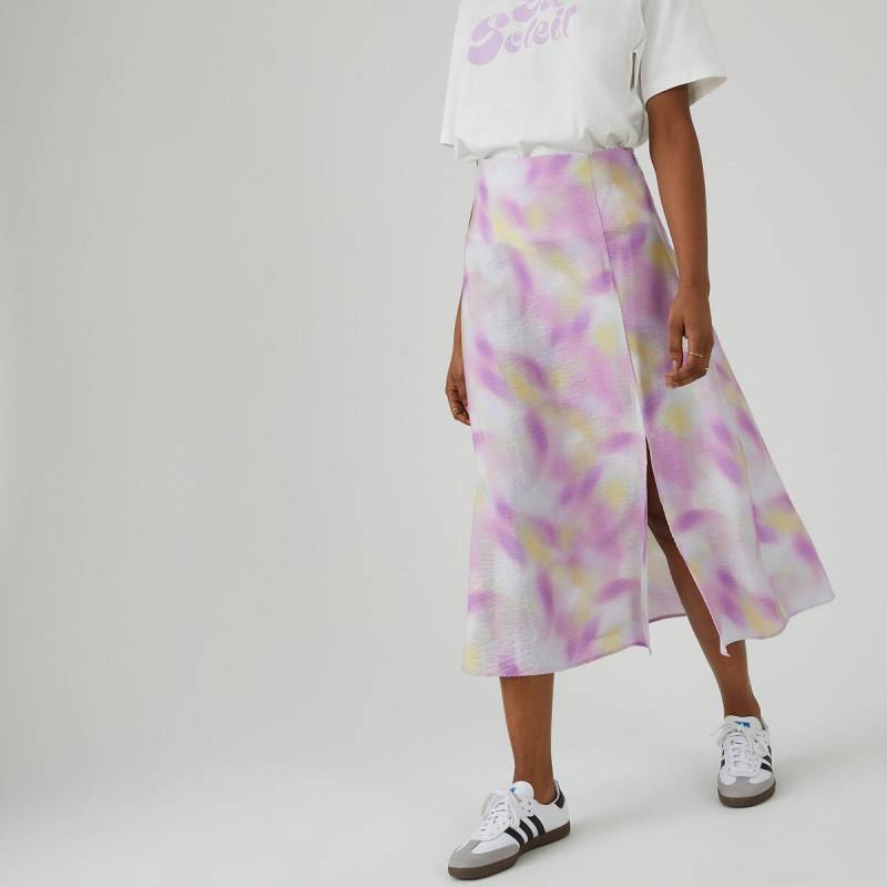 Midirock Mit Tie-dye-print Damen  34 von La Redoute Collections