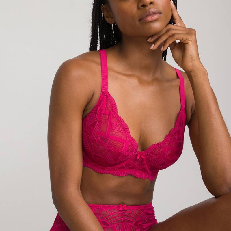 Minimizer-bh Rosalba Aus Spitze Damen Rosa C/100 von La Redoute Collections