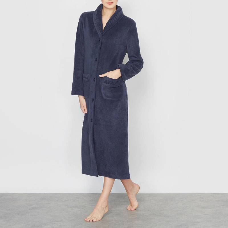 Morgenmantel Aus Fleece Damen Blau 38 von La Redoute Collections