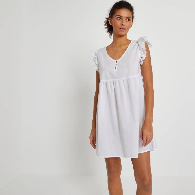 Nachthemd Damen Weiss 32 von La Redoute Collections