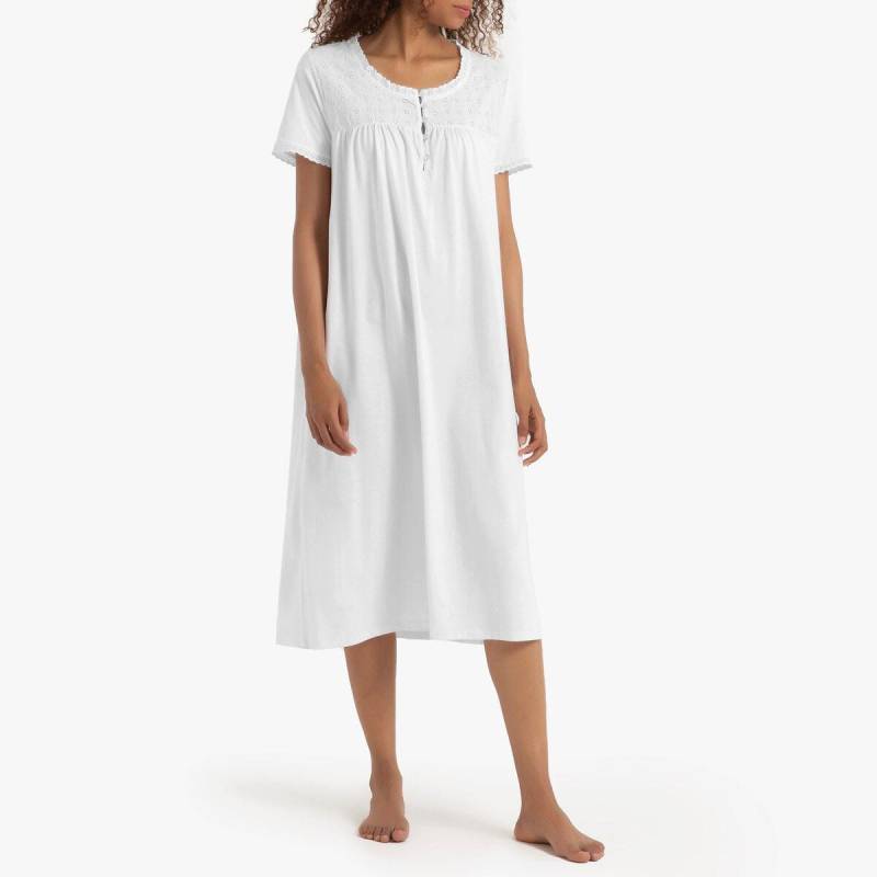 Nachthemd Damen Weiss 33/34 von La Redoute Collections