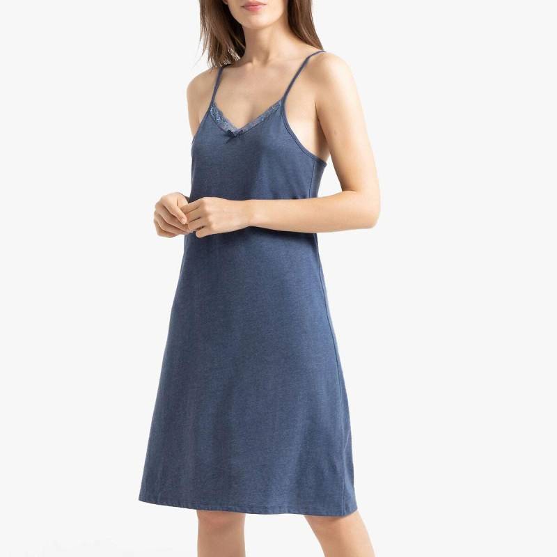 Nachthemd Mit Schmalen Damen Blau 38 von La Redoute Collections