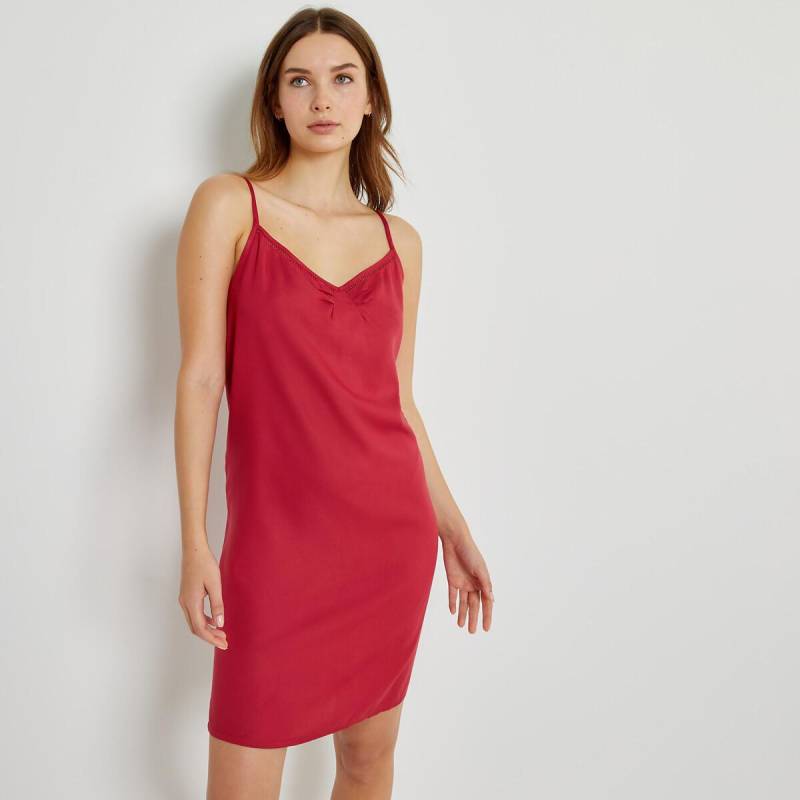 Nachthemd Mit Schmalen Trägern Damen Rosa 44 von La Redoute Collections