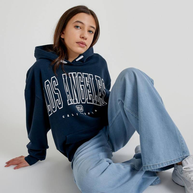 Obersized-kapuzensweatshirt Mädchen Blau XXS von La Redoute Collections