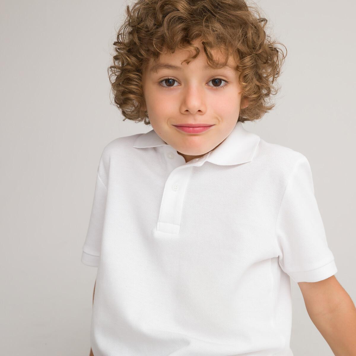 Poloshirt Mit Kurzen Ärmeln Jungen Weiss 102 von La Redoute Collections