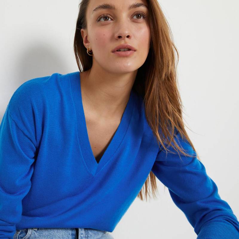 Pullover Damen Blau S von La Redoute Collections