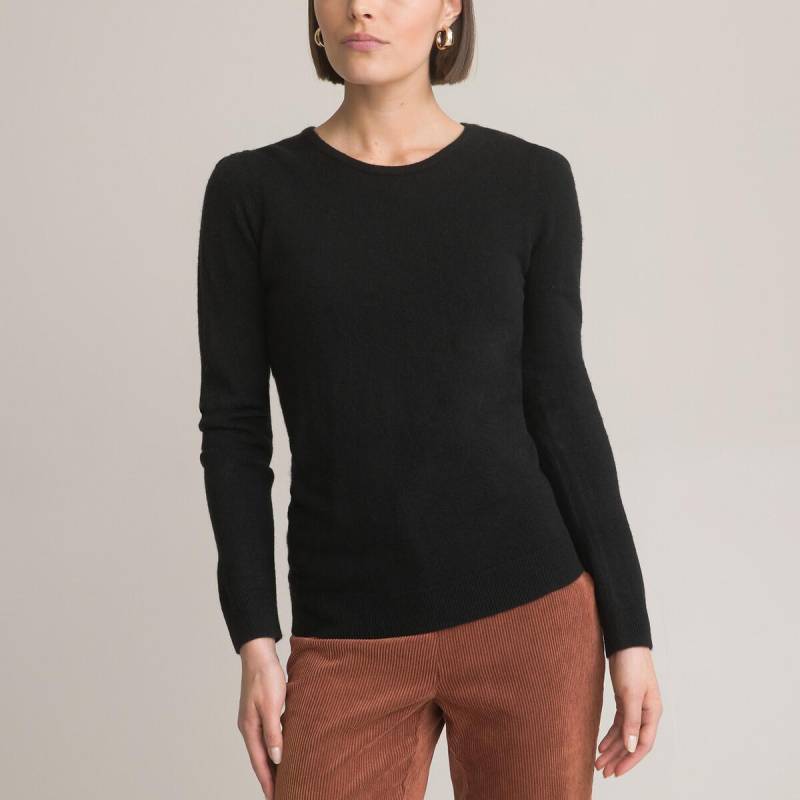 Pullover Mit Rundem Ausschnitt Damen Schwarz 33/34 von La Redoute Collections