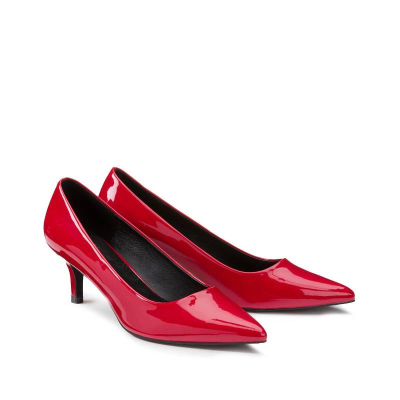 Pumps Mit Pfennigabsatz Damen Rot 37 von La Redoute Collections