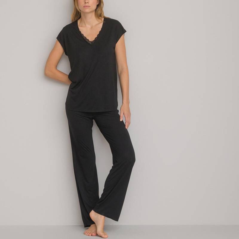 Pyjama Damen Schwarz 42 von La Redoute Collections