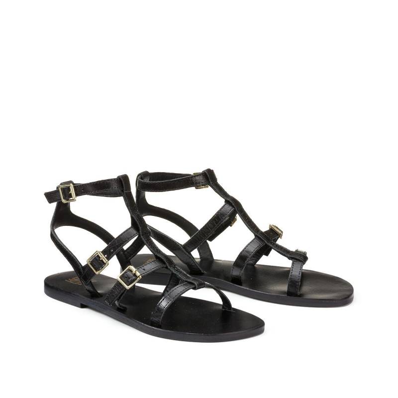 Römersandalen Damen Schwarz 37 von La Redoute Collections