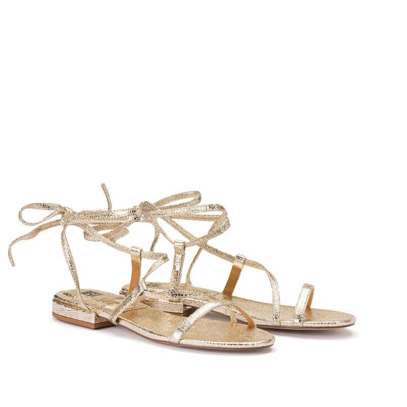 Sandalen Damen Gold 36 von La Redoute Collections