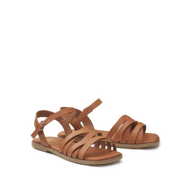 Sandalen Mit Geflochtenem Riemen Unisex Braun 36 von La Redoute Collections