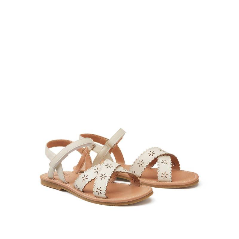 Sandalen Mit Klettverschluss Unisex Beige 33 von La Redoute Collections