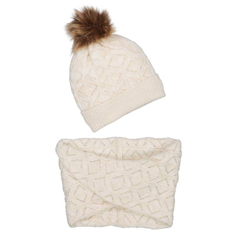 Set Aus Mütze Und Snood Mädchen Beige 50 CM von La Redoute Collections