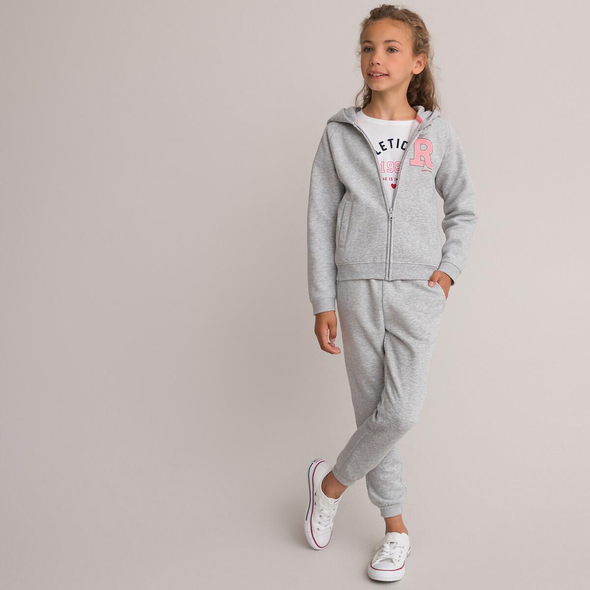 Set Aus Sweatshirt Und Sweathose Mädchen Grau 114 von La Redoute Collections