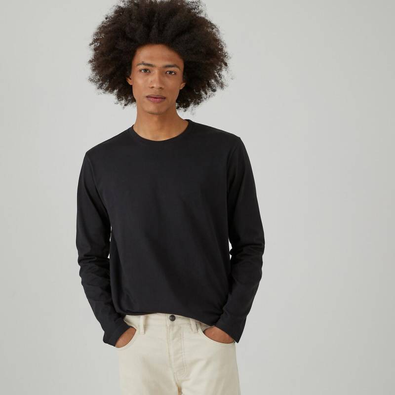 Shirt Mit Rundem Ausschnitt Herren Schwarz 3XL von La Redoute Collections