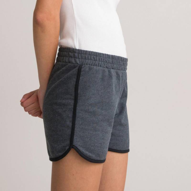 Shorts Aus Sweatware Mädchen Grau 158/164 von La Redoute Collections