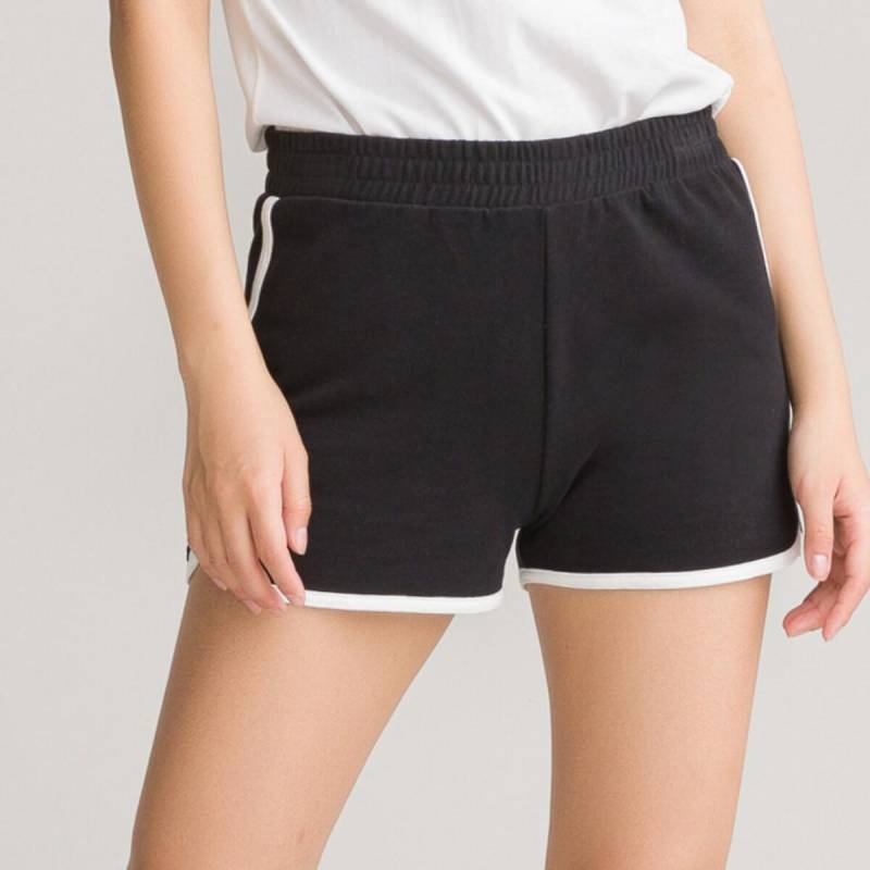 Shorts Aus Sweatware Mädchen Schwarz 158/164 von La Redoute Collections