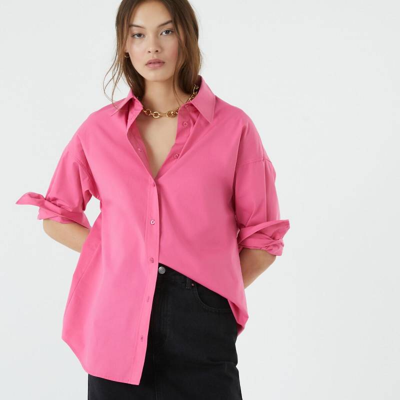 Signature Bluse In Tunikaform Damen Rosa 34 von La Redoute Collections